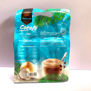 CÀ PHÊ HOÀ TAN SỮA DỪA INSTANT DELIGHT COCOFE TÚI 480G REXSUN