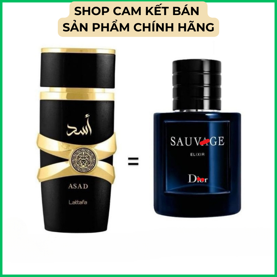 Nước hoa lattafa Asad 100ml nam tính, gợi cảm, tươi mát, mạnh mẽ, đẳng cấp