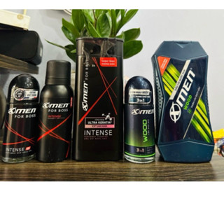 (Hàng Chính Hãng) Dầu gội + Lăn + Xịt Khử Mùi hương nước hoa XMen For Boss Intense /Xmen Wod 150g(hkm)