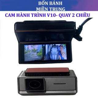 Camera Hành Trình Ô Tô Quay 2 Chiều V10, Quay 2,5K , Bảo Hành 12 Tháng