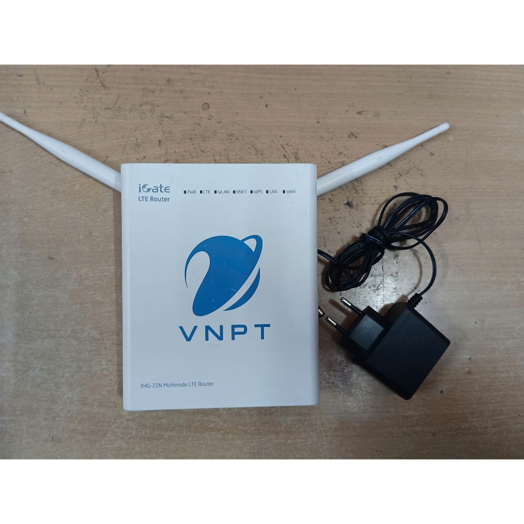 Bộ Phát Wifi 3G/4G LTE VNPT iGate R4G-22N 300Mbps (Hàng Cũ).