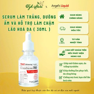 Serum Dưỡng Trắng Da, Cấp Ẩm Đa Tầng Angel's Liquid Glutathione 700mg + 5% HA 7Day Whitening Program 30m