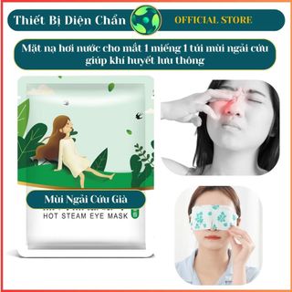 Mặt nạ hơi nước massage hương hoa nhài và ngải cứu mắt giúp mắt hết mỏi