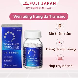  Viên Uống Mờ Nám Tàn Nhang Làm Trắng Da Transino Nhật Bản - 60v 120v 240v 
