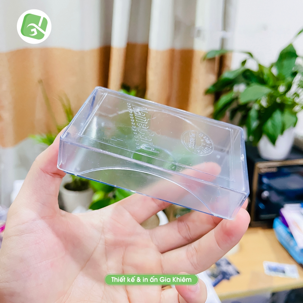 Hộp Nhựa cứng - Trong suốt đựng thẻ bo góc - Hộp đựng card