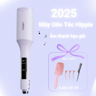 Máy uốn tóc xoăn sóng nước Hippie ion âm CENBY Premium Hair Styler không làm tổn thương tóc