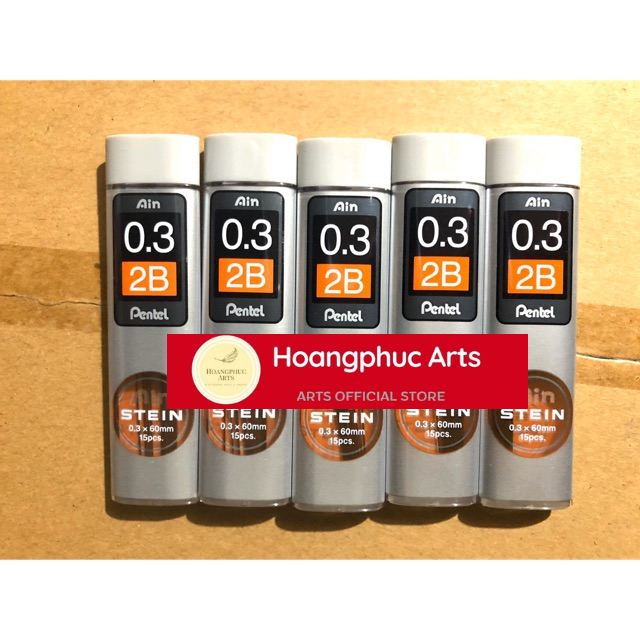 Ngòi chì Pentel 0.3, 0.5, 0.7 các loại vẽ phác thảo