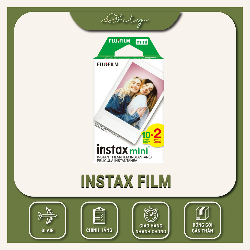 [Chính Hãng] Film Instax Mini cho máy ảnh Fujifilm Instax Mini