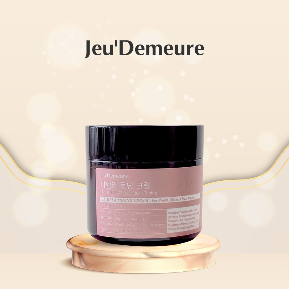 Kem mờ thâm, nâng tone da Jeu'Demeure Demela Toning Cream 62ml