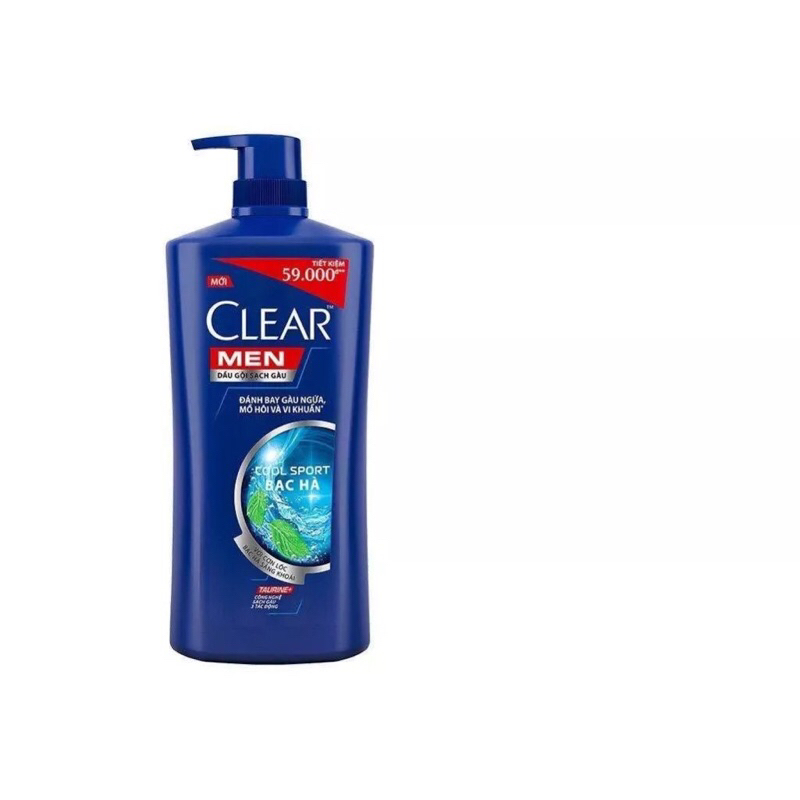 DẦU GỘI ĐẦU CLEAR MEN BẠC HÀ 630g
