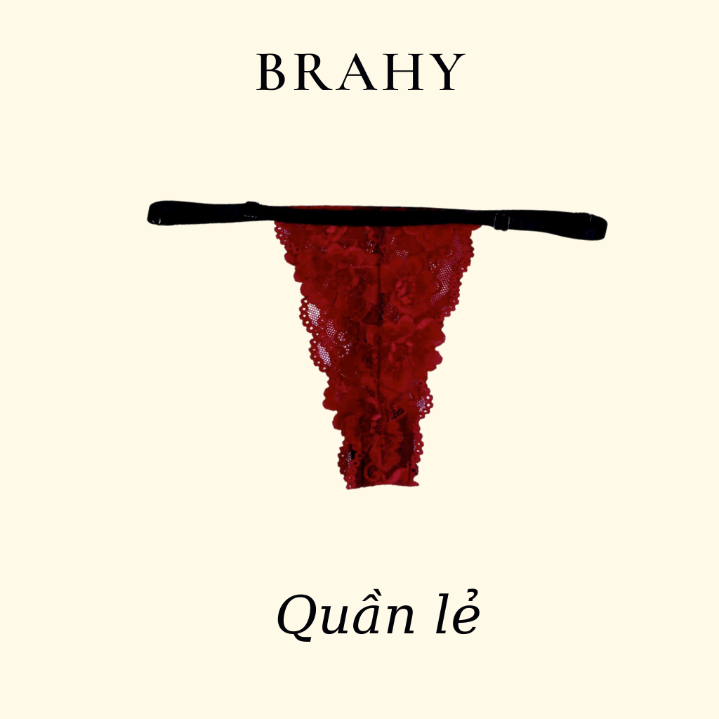 [CHE TÊN] Đồ lót nữ màu đỏ gợi cảm có dây ôm ngực nguyên set gồm áo + quần BRAHY 040 | BigBuy360 - bigbuy360.vn