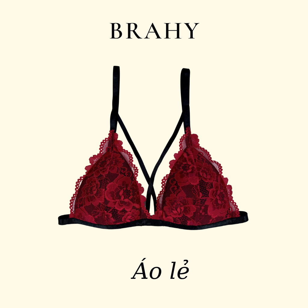 [CHE TÊN] Đồ lót nữ màu đỏ gợi cảm có dây ôm ngực nguyên set gồm áo + quần BRAHY 040 | BigBuy360 - bigbuy360.vn