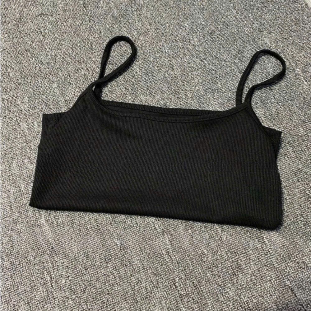 Áo Hai Dây Nữ Trơn Basic  Chất Thun Gân Mát Mẻ Sexy Cá Tính - Bun222 | BigBuy360 - bigbuy360.vn