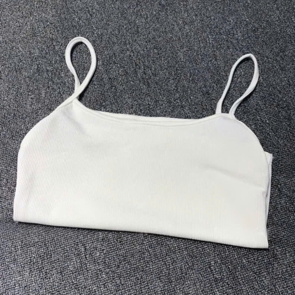 Áo Hai Dây Nữ Trơn Basic  Chất Thun Gân Mát Mẻ Sexy Cá Tính - Bun222 | BigBuy360 - bigbuy360.vn