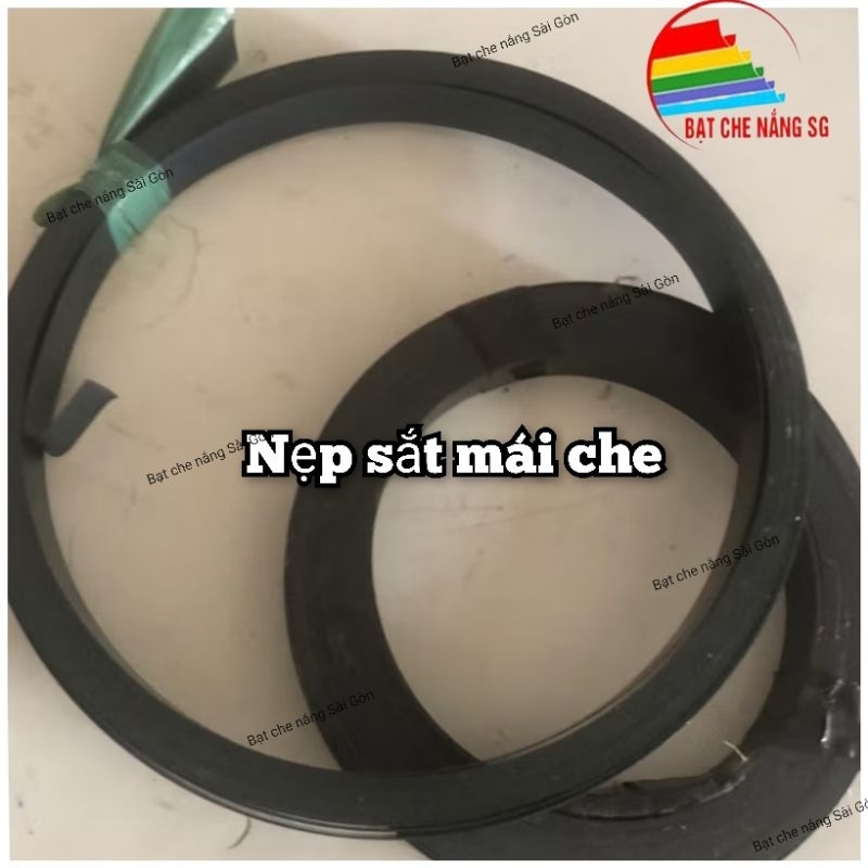 [Phụ kiện mái hiên] 1 mét Nẹp sắt mái hiên di động