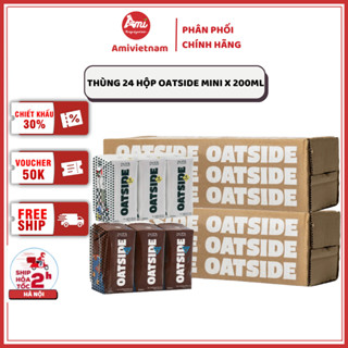 Sữa Yến Mạch OATSIDE Barista Oat Milk Mini 200ml Nhiều Hương Vị (Lốc)
