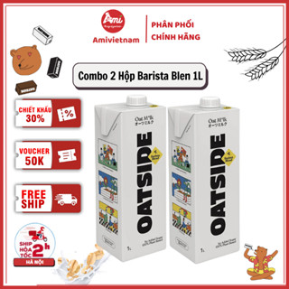[COMBO 2 Hộp] Sữa Yến mạch OATSIDE Barista Blend 1L