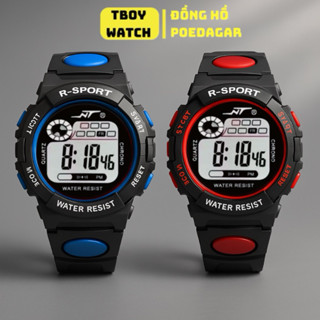 Đồng Hồ Điện Tử Trẻ Em SWINTA R-Sport Thể Thao Siêu Nhẹ, Có Đèn LED, Báo Thức, Chống Nước, Dây Cao Su Mềm