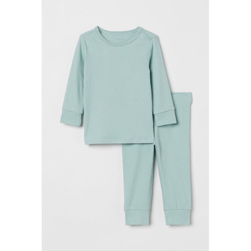 Bộ thun tăm cho bé HM auth size từ sơ sinh