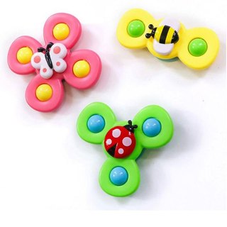 Set 3 con quay Spinner, con quay chong chóng dính tường vui nhộn cho bé