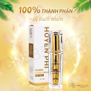 KEM FACE NANO HUYỀN PHI ( CÓ CHỐNG NẮNG SPF 30+ ) 30g