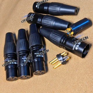 Jack canon CryHons chân đồng OFC dùng hàn dây jack canon