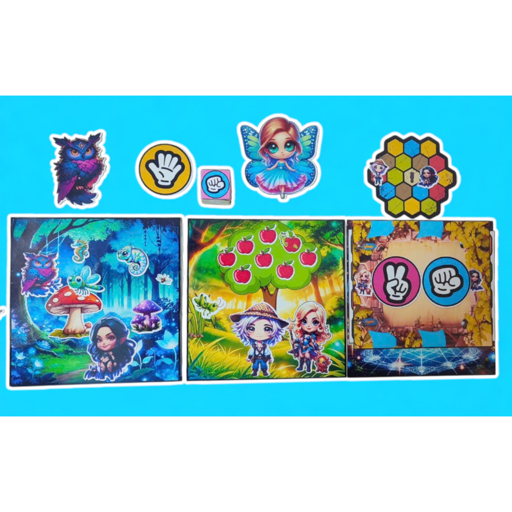 Tiên Tiên AuYouti Bộ Sưu Tập Nhà TiênTiên - Ngôi nhà búp bê giấy - Chủ đề khám pha phu rừng bí ẩn - 