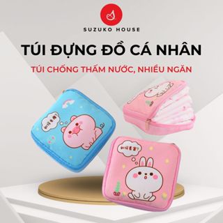  Túi dễ thương đựng đồ trang điểm cá nhân Túi đựng bvs băng vệ sinh mini chống nước tiện lợi nhỏ gọn cute TDB08 