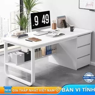 Bali Bàn Làm Việc Máy Tính Bàn Học Sinh Bàn Văn Phòng Tại Nhà Có Ngăn Kéo Khung Chắc Thước Lớn | BigBuy360 - bigbuy360.vn
