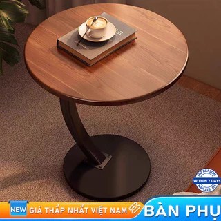 Bali Bàn Trà Sofa Tròn Bàn 40x40x60cm Cà Phê Kệ Đầu Giường Chân Sắt Hợp Mọi Không Gian Decor Phòng Khách Ban Công