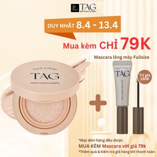[T4/2026] Phấn Nước Kiềm Dầu TAG Velvet Cover 15g Mịn Lỳ Như Nhung Cushion Chống Nắng SPF 50+ PA+++ _Cushion Hàn Quốc