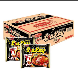 mì siêu cay cấp độ 7 vị Hải Sản com bo 10 gói /5gói Food mì sợi tròn ngon 128g