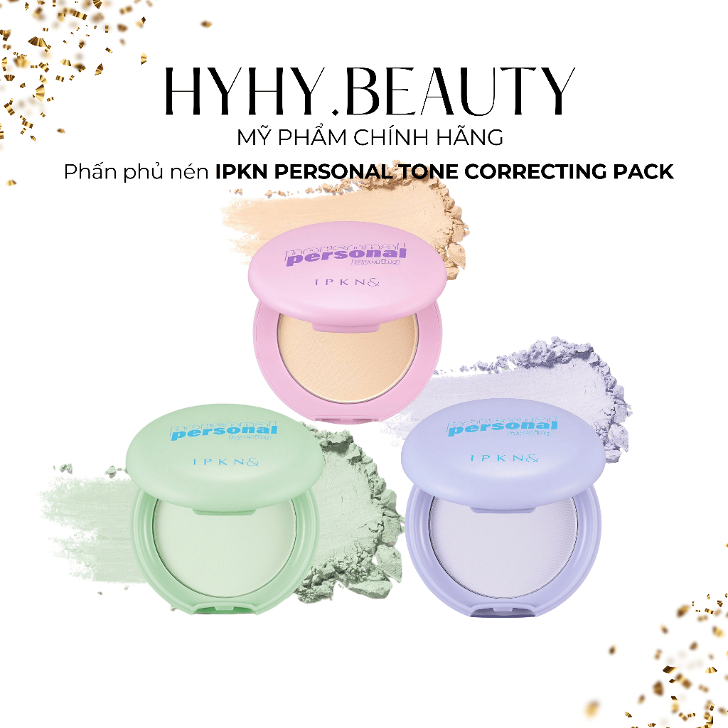 Phấn phủ nén IP KN& Personal Tone Correcting Blur Pact IPKN