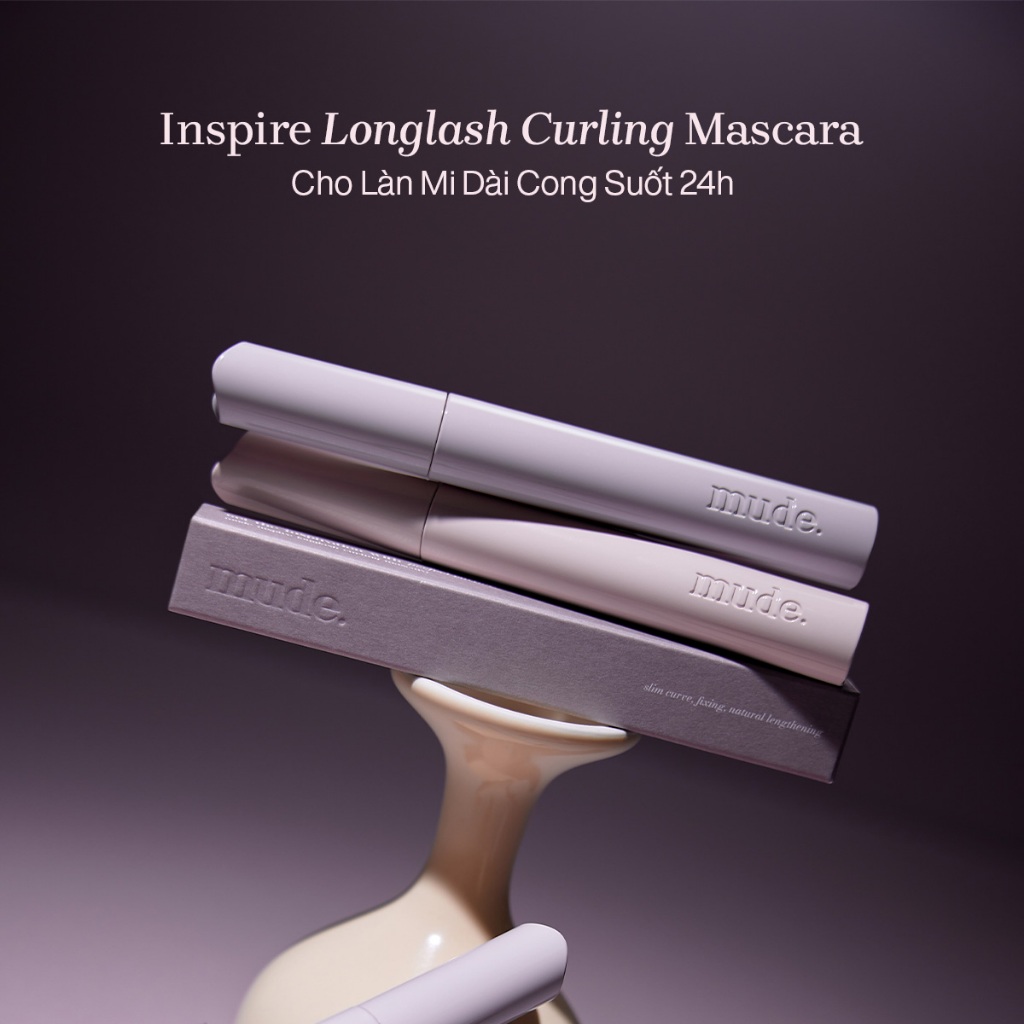 Mascara Chuốt Dài Mi 24H mude Inspire Longlash Curling Mascara (8ml) | BigBuy360 - bigbuy360.vn
