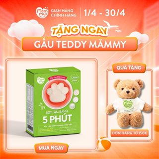 Bột làm bánh Pudding chân gấu Mămmy làm bữa phụ cho bé chỉ 5 phút bổ sung vitamin, hỗ trọ tiêu hóa