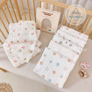 Khăn Tắm Xô Monona 6 Lớp Chăn Khăn Đa Năng Cho Bé Từ Sơ Sinh