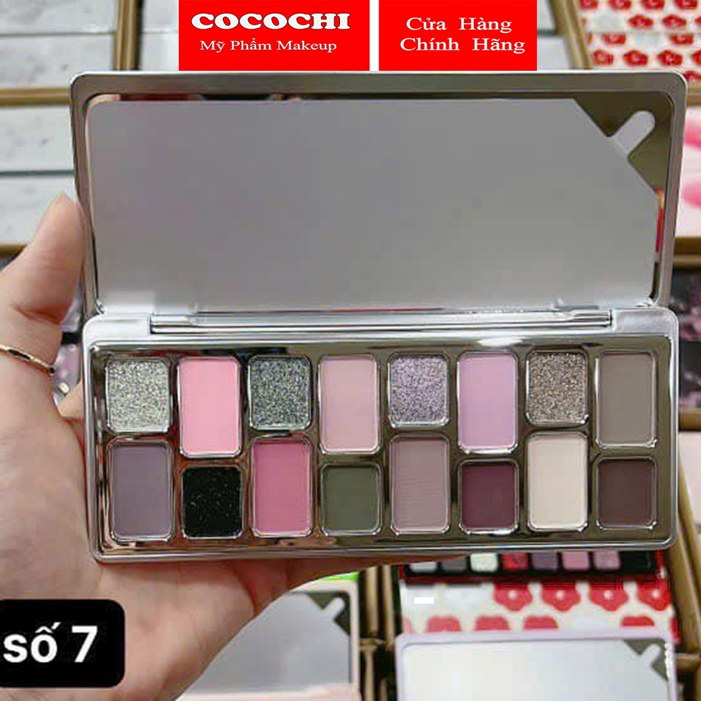 Bảng phấn mắt CHEERYEP True (QIANYAN) - Tone 07(bảng xám) 16 màu
