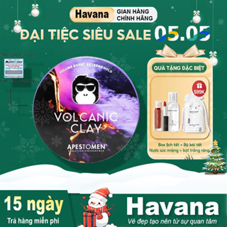 [Tem SMS] Sáp Vuốt Tóc Nam Volcanic Clay Chính Hãng Tạo Kiểu Tóc, Giữ Nếp 80ml