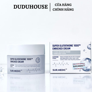 Kem Dưỡng Trắng Da Sur Medic Super Glutathione 1000TM Enriched Cream 50g Duduhouse
