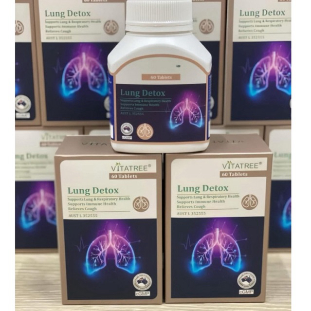 Phổi Vitatree Lung Detox 60 viên của Úc