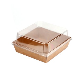 10 Hộp vuông nắp mica E1413