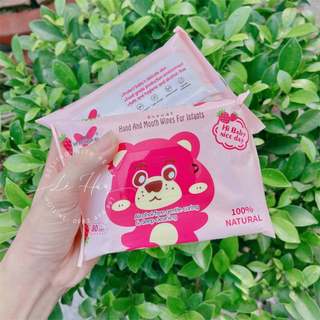 THÙNG 10 GÓI KHĂN GIẤY ƯỚT GẤU HOTTREND