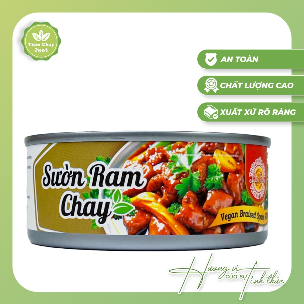 Sườn Ram Chay 70g | Thực phẩm chay cao cấp, đồ chay | Tiệm Chay 2501
