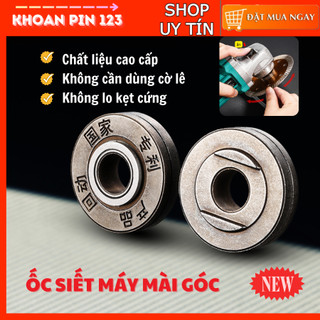  Ốc siết nhanh máy mài góc ren M10 dùng cho máy mài 100mm - Phụ kiện gắn đá cắt đá mài lắp nhanh không kẹt 