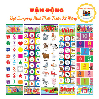 Thảm - Bạt Vận Động JumpingMat Phát Triển Kĩ Năng Vận Động Cho Bé KT 60x 200cm 