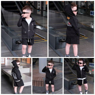 áo chống nắng bé trai có mũ phối I0G0 siêu đẹp, áo chống nắng nam trẻ em hot hit phong cách boy phố