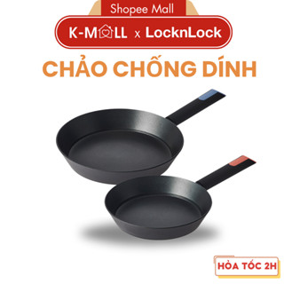 Chảo Chống Dính Index LocknLock 22cm và 26cm CAF2205 CAF2605 , Dùng được bếp từ có tay cầm - K-MALL