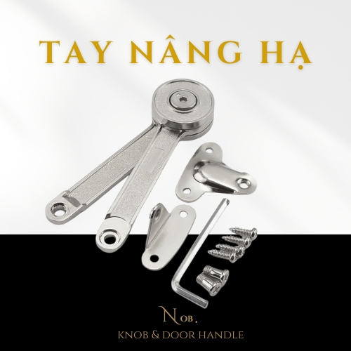 [MS 0909] Tay Nâng Hạ Cánh Tủ Bếp Bản Lề Nâng Cánh Tủ Bếp, Compa Nâng Hạ Cánh Tủ Dừng Tuỳ Ý (1 Cái)