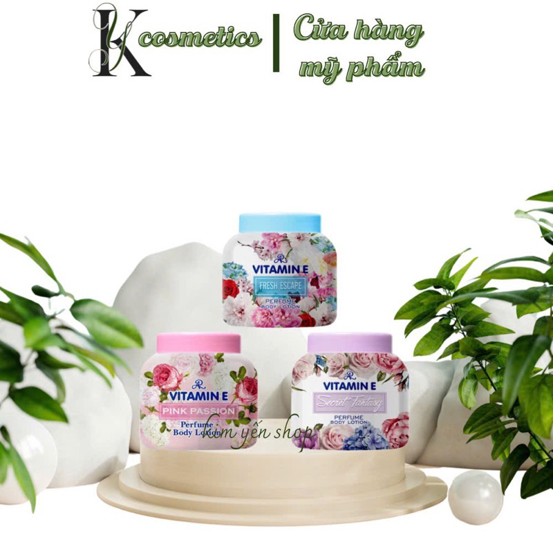 Kem dưỡng thể hương nước hoa AR Vitamin E Perfume Body Lotion Thái Lan