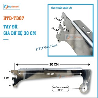 Tay đỡ giá kệ đút ống HTD-TD07